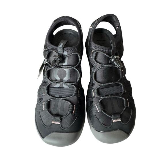 Kamik NEW Syros Web Closed Toe Hiking Sandals Women's 9 Black Waterproof Shoes - Picture 1 of 10